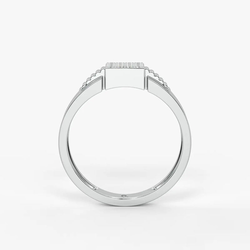Rivex Gridlock Diamond Ring for Men