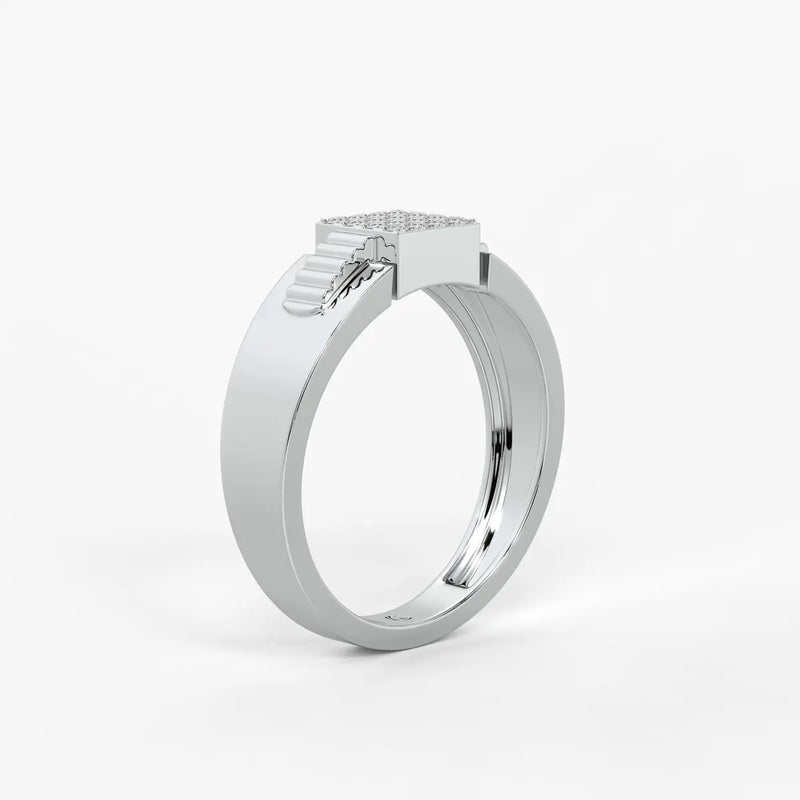 Rivex Gridlock Diamond Ring for Men