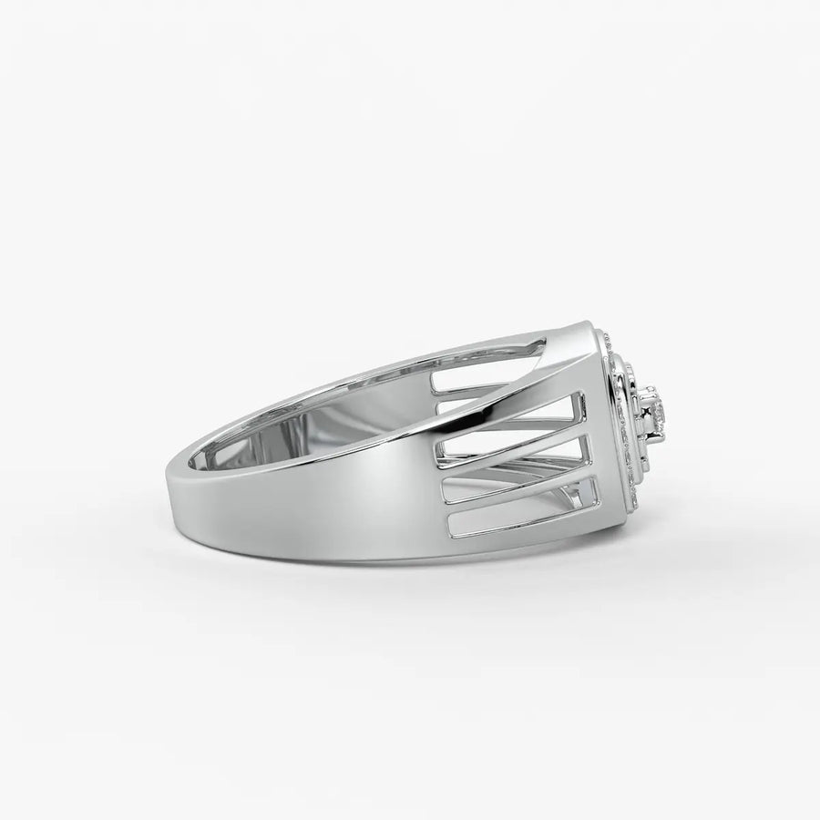 Solvex Radiant Core Diamond Ring for Men
