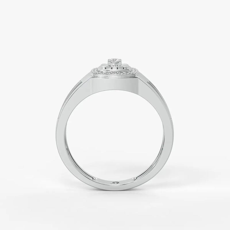 Solvex Radiant Core Diamond Ring for Men