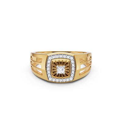 Solvex Radiant Core Diamond Ring for Men