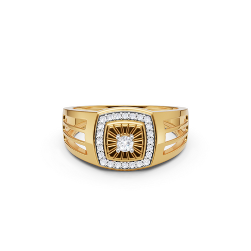 Solvex Radiant Core Diamond Ring for Men