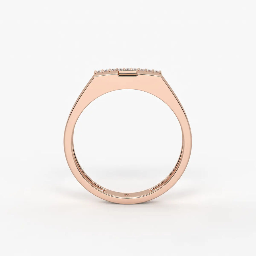 Stravox Linea Diamond Ring for Men