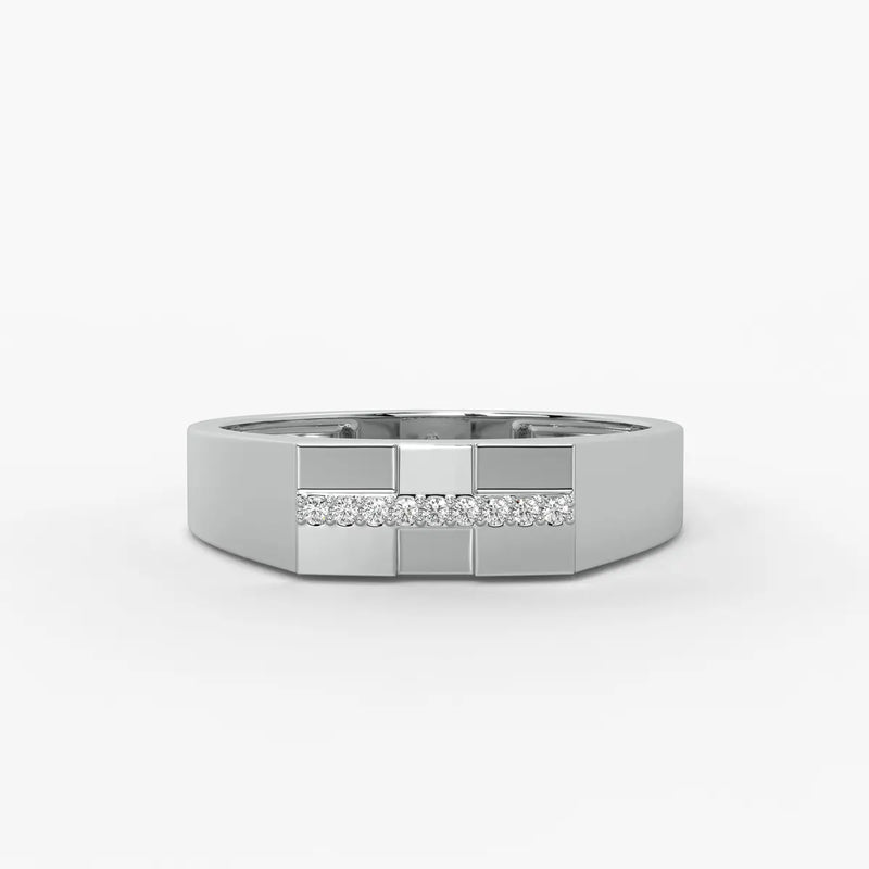 Stravox Linea Diamond Ring for Men