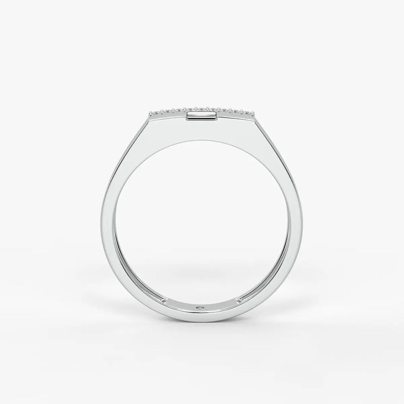 Stravox Linea Diamond Ring for Men