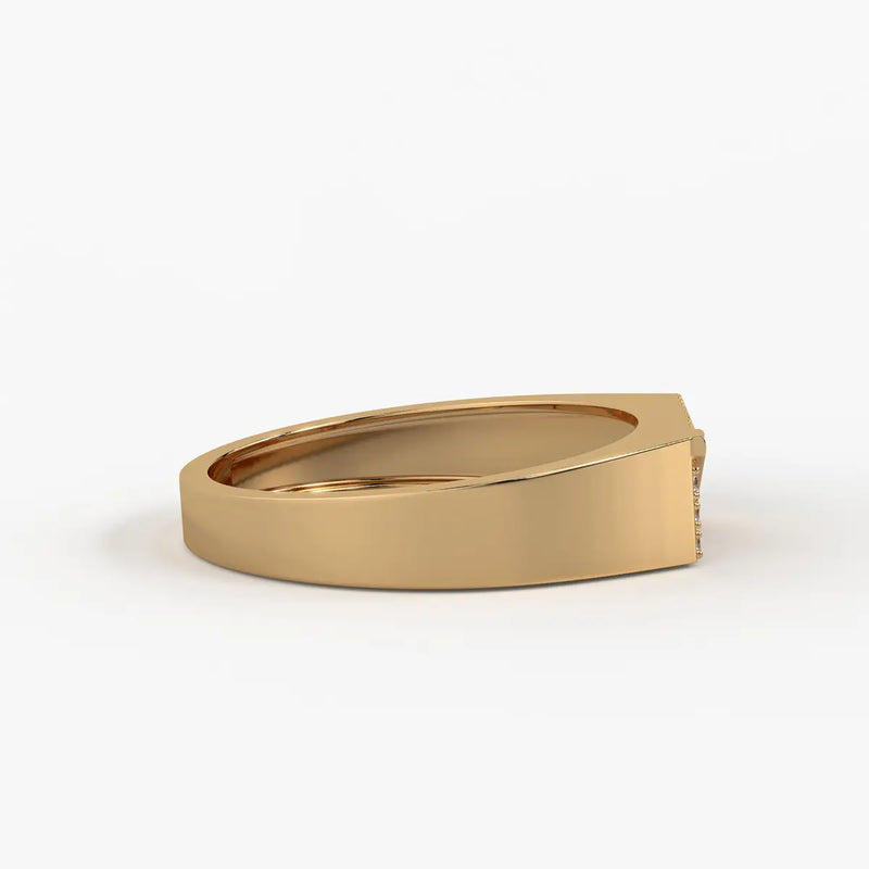 Triavex Edge Diamond Ring for Men