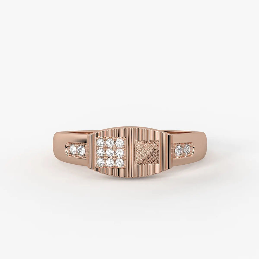 Dvarion Splitcrest Diamond Ring for Men