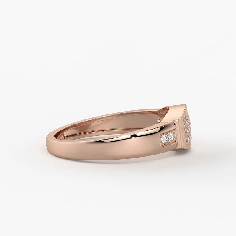 Dvarion Splitcrest Diamond Ring for Men