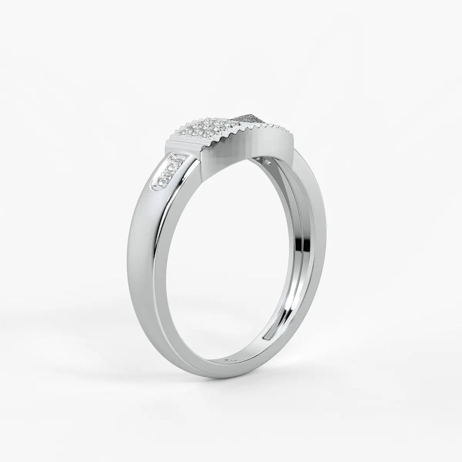 Dvarion Splitcrest Diamond Ring for Men