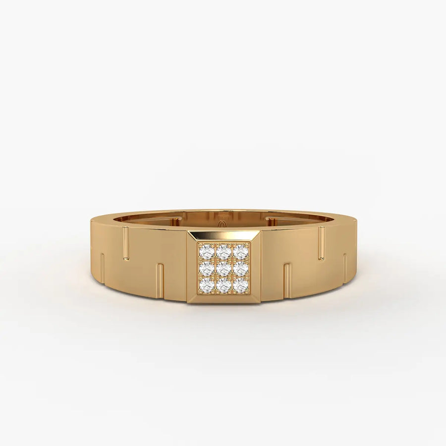 Axelar Gridcore Diamond Ring for Men
