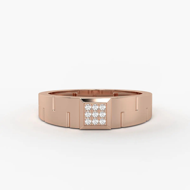 Axelar Gridcore Diamond Ring for Men