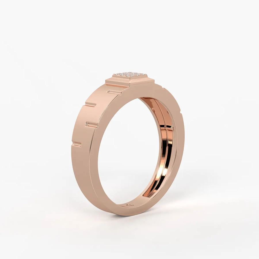 Axelar Gridcore Diamond Ring for Men
