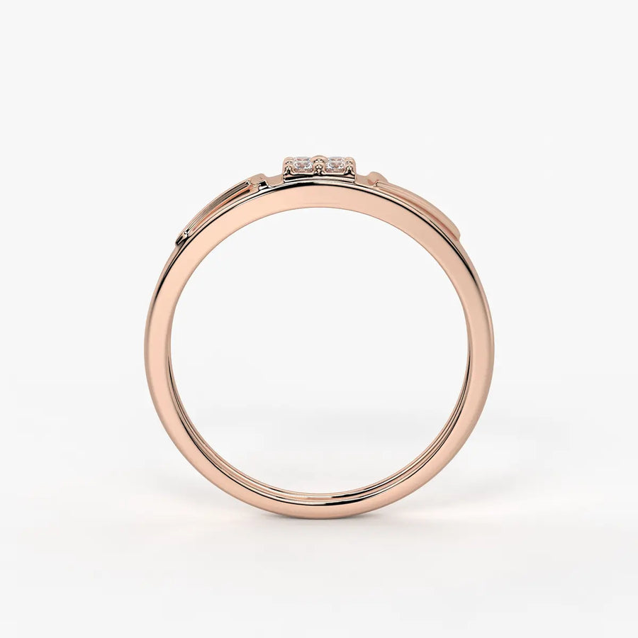 Shield Panel Signet Ring for Men