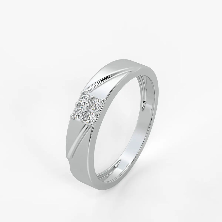 Quad Spark Accent Ring for Men