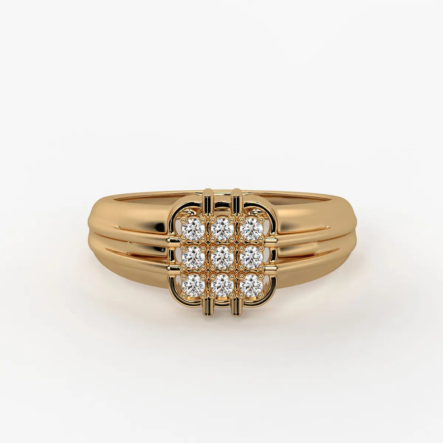 Varox Gridline Gents Ring
