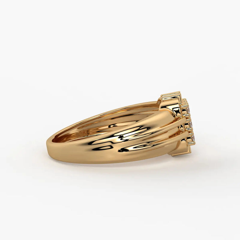 Varox Gridline Gents Ring