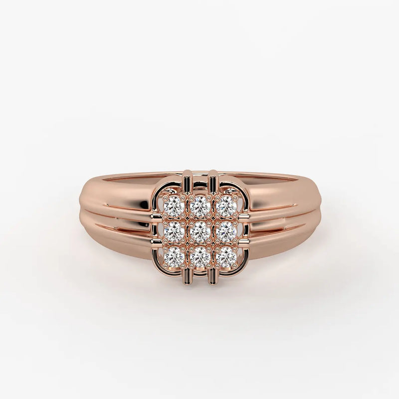 Varox Gridline Gents Ring