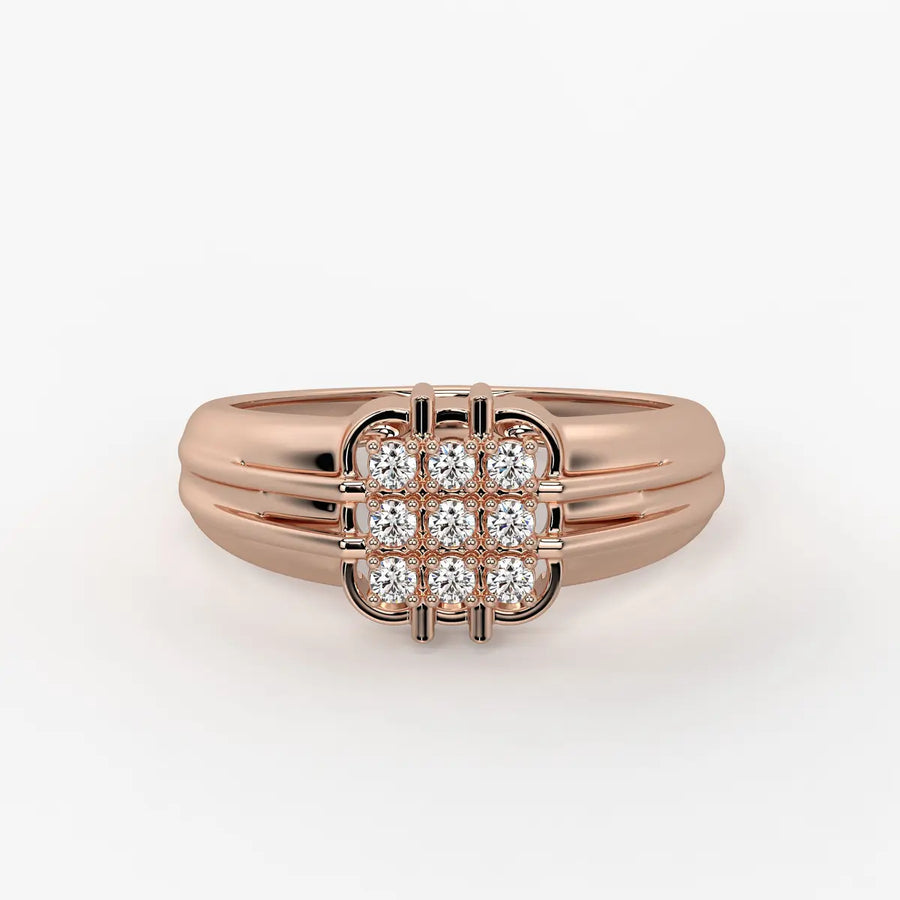 Varox Gridline Gents Ring