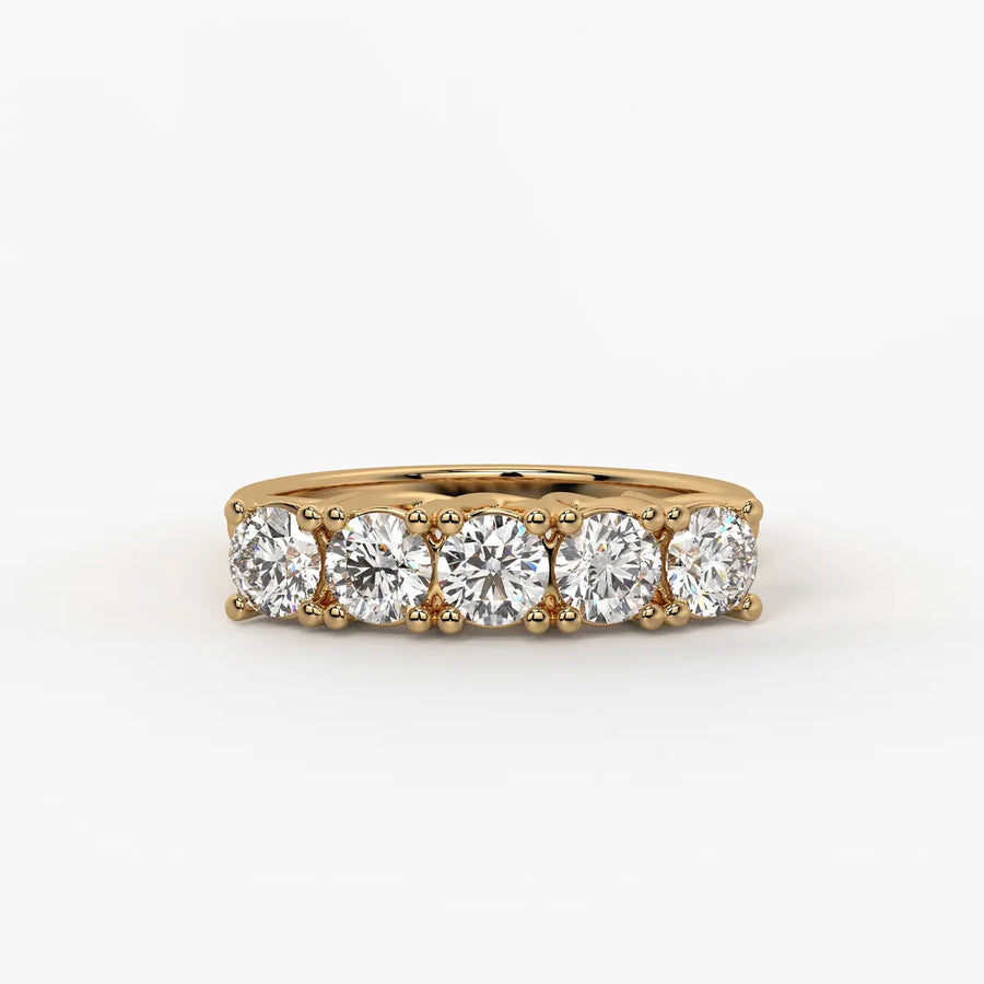 Mooncrest Diamond Arc Ring