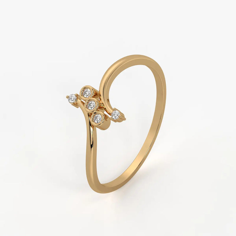 Orbit Cluster Modern Ladies Ring