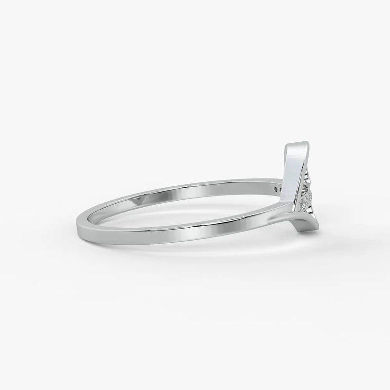 Open Heart Modern Ladies Ring
