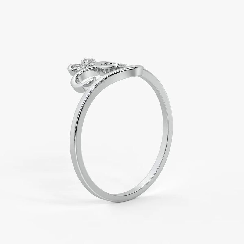 Swirl Heart Chic Ladies Ring