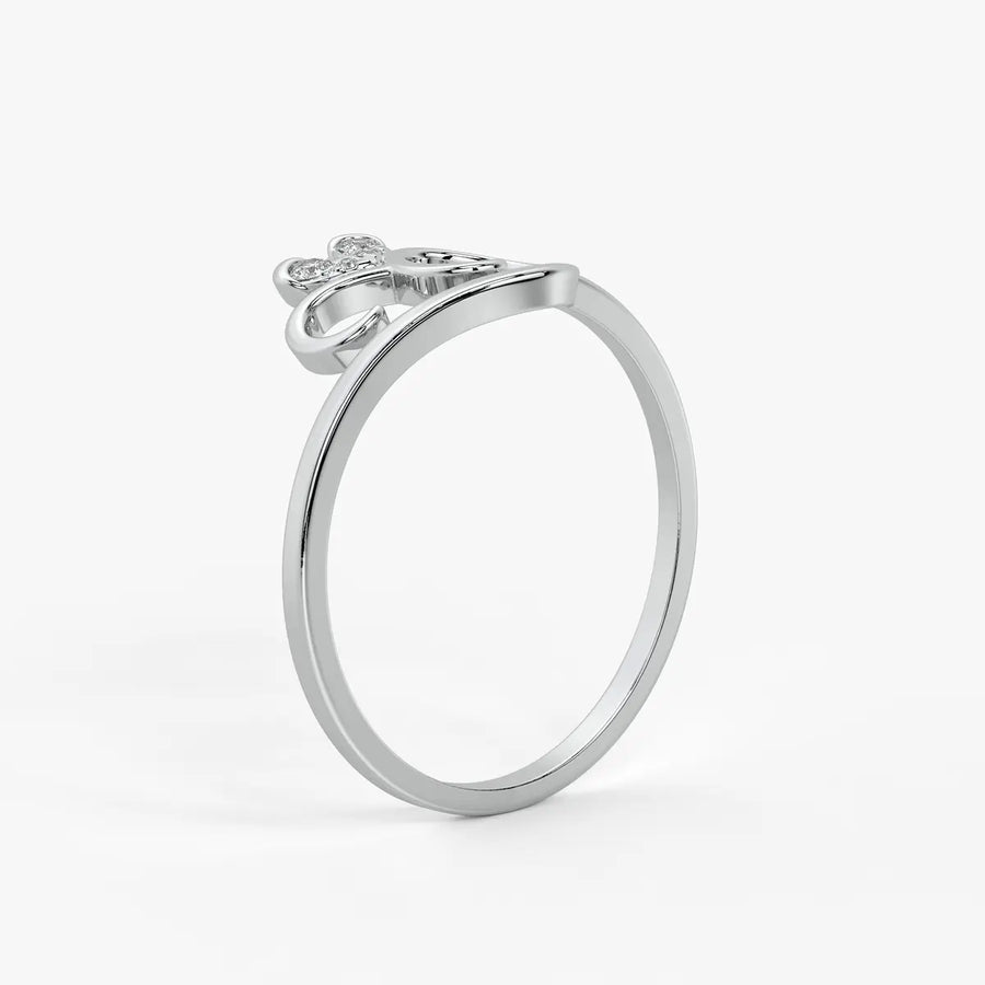 Swirl Heart Chic Ladies Ring