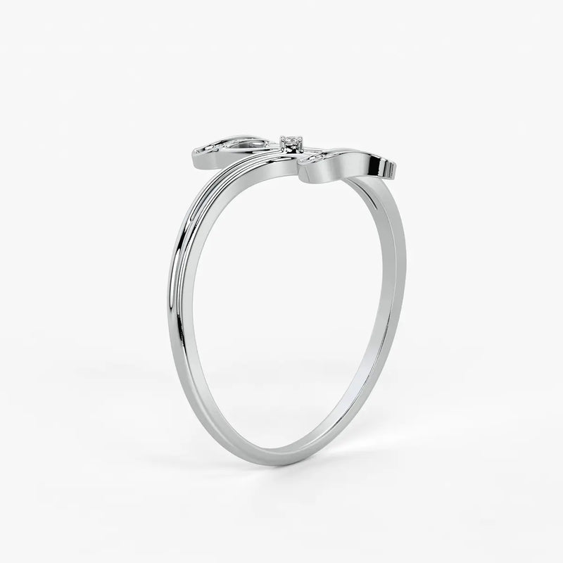Wave Sparkle Designer Ladies Ring
