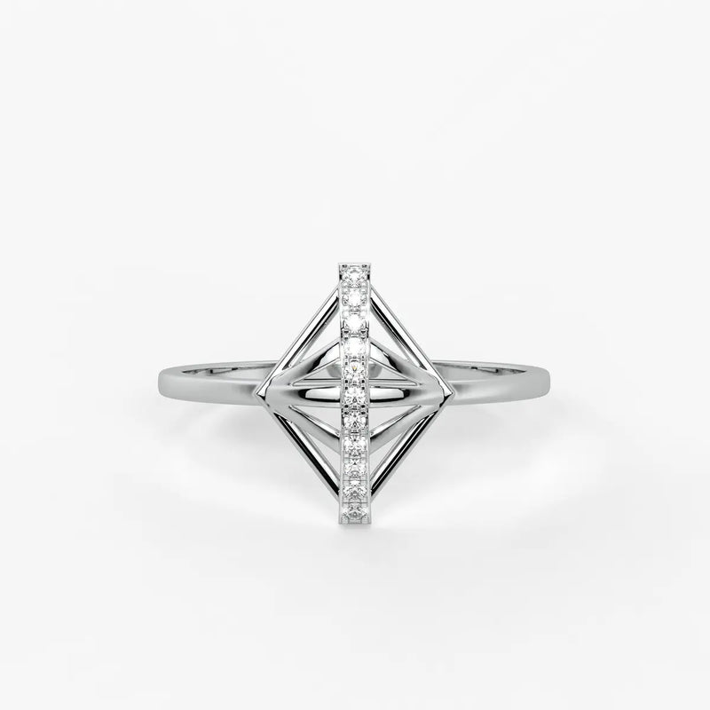 Prism Bar Contemporary Ladies Ring