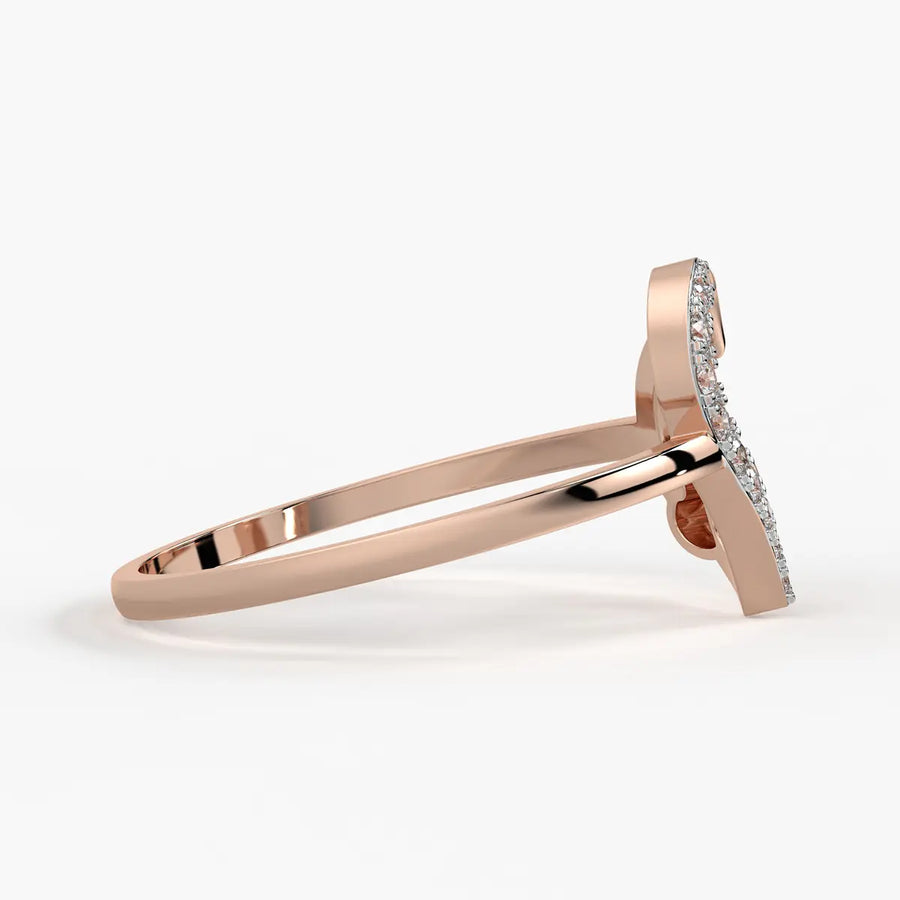 Cloud Heart Charming Ladies Ring