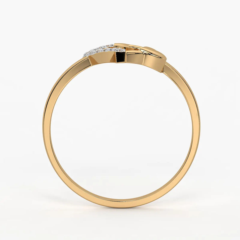 Cloud Heart Charming Ladies Ring