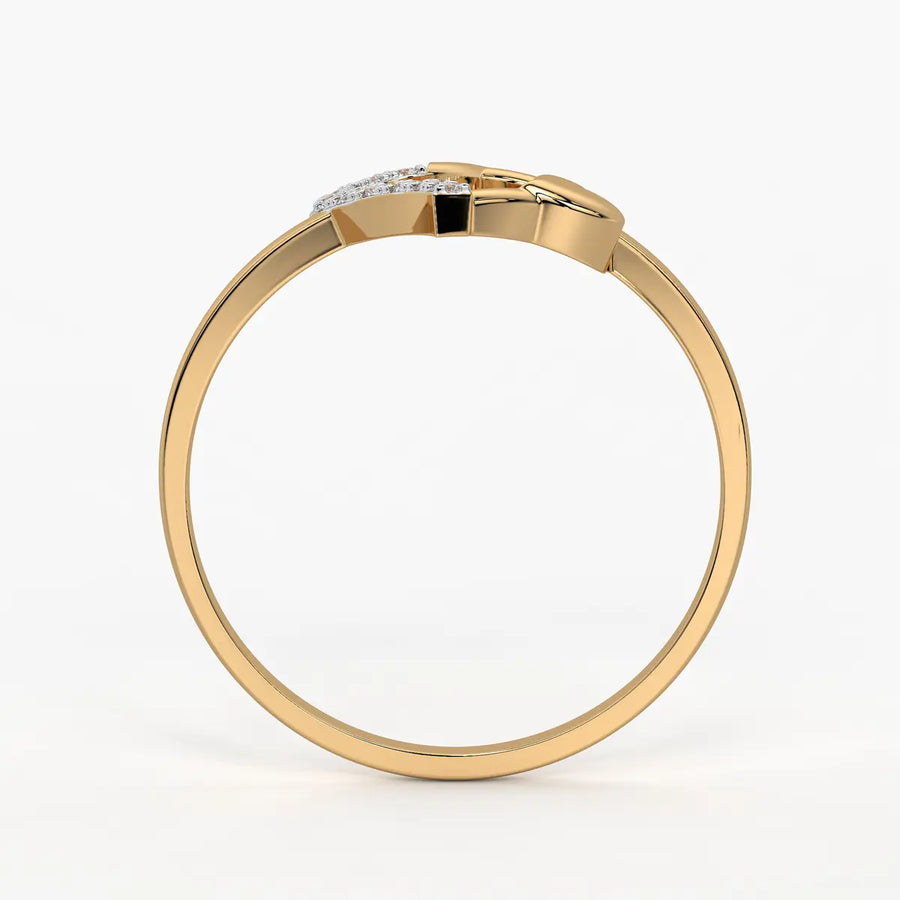 Cloud Heart Charming Ladies Ring