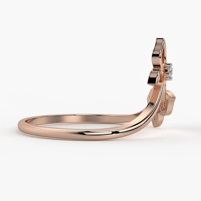 Butterfly Bloom Classic Ladies Ring