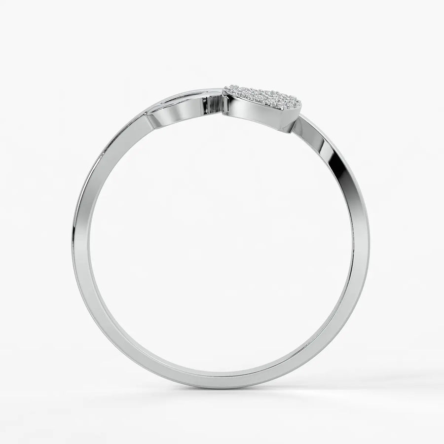 Swirl Heart Fashion Ladies Ring