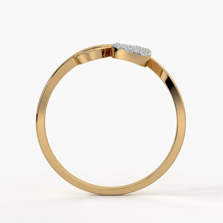 Swirl Heart Fashion Ladies Ring