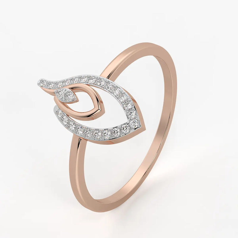 Evil Eye Halo Fashion Ladies Ring
