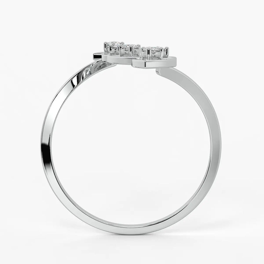 Geo Trio Contemporary Ladies Ring