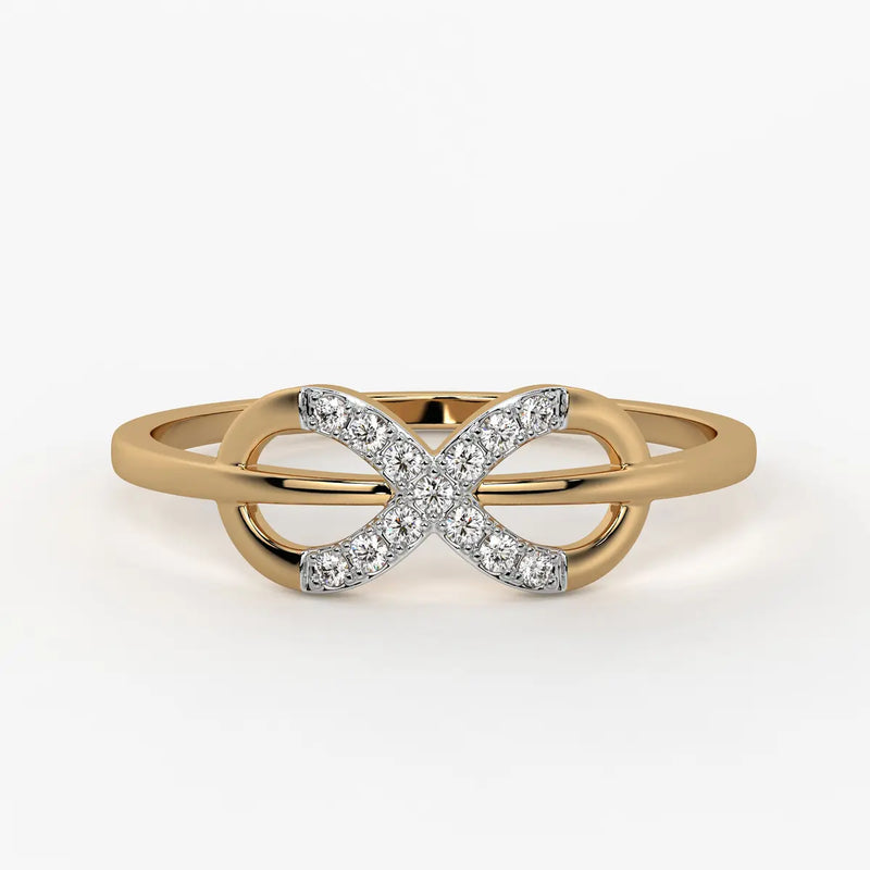 Infinity Bow Fashion Ladies Ring