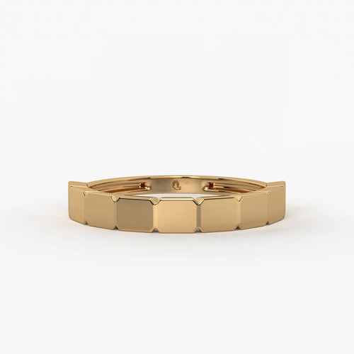 Edgeform Geo Link Band Ring