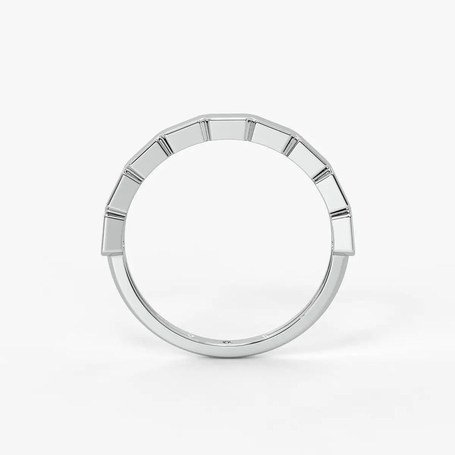 Edgeform Geo Link Band Ring