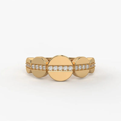 Elvara Glide Oval Spark Ring