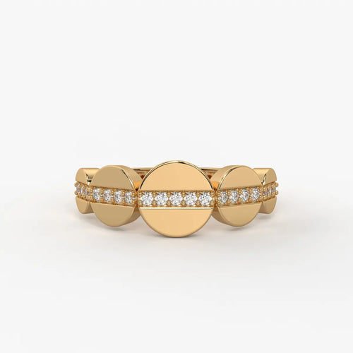 Elvara Glide Oval Spark Ring