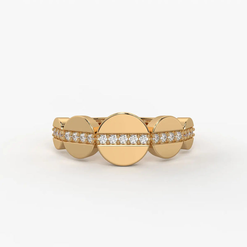 Elvara Glide Oval Spark Ring