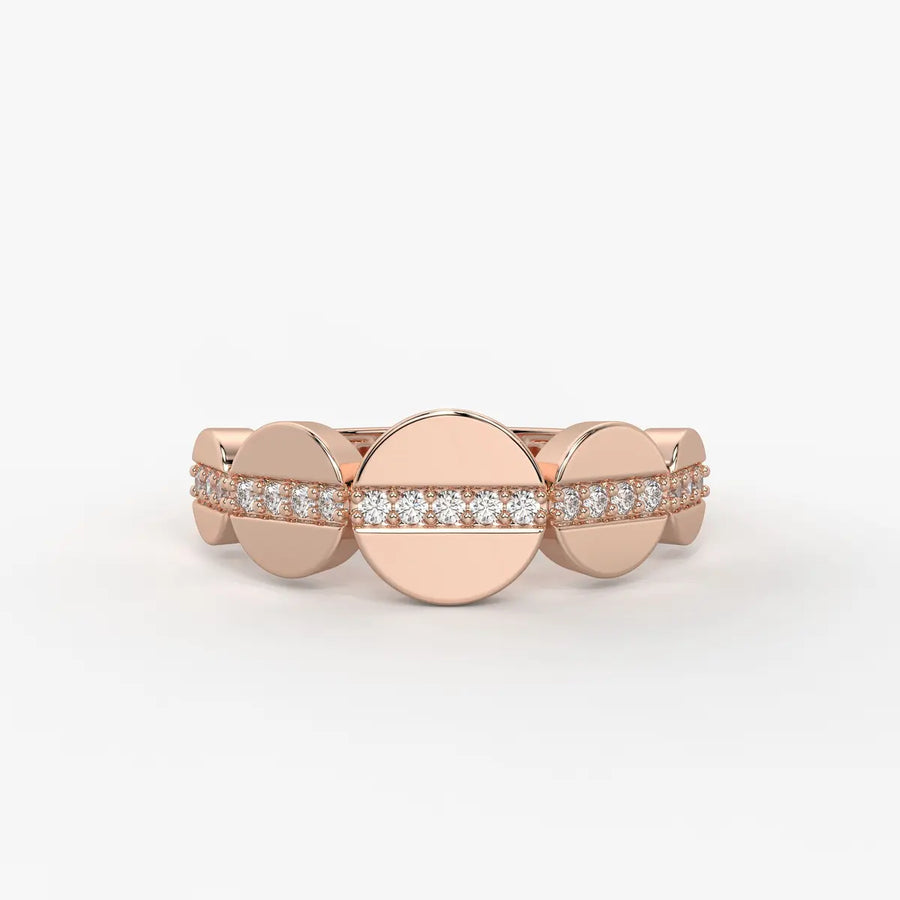 Elvara Glide Oval Spark Ring