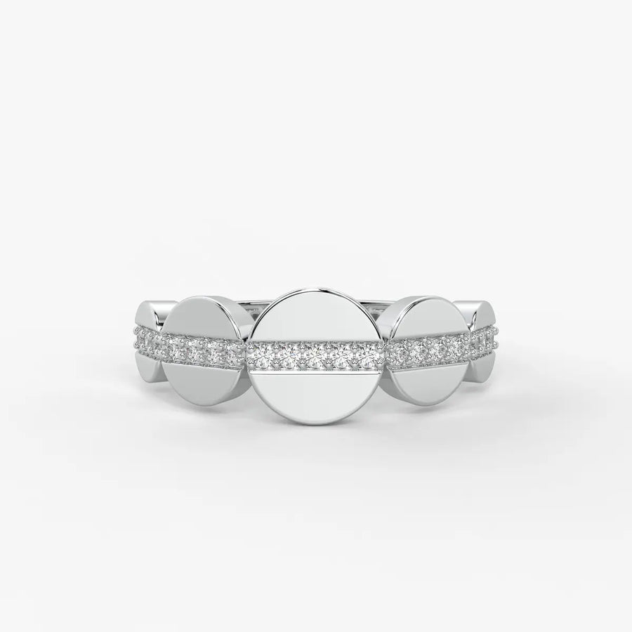 Elvara Glide Oval Spark Ring