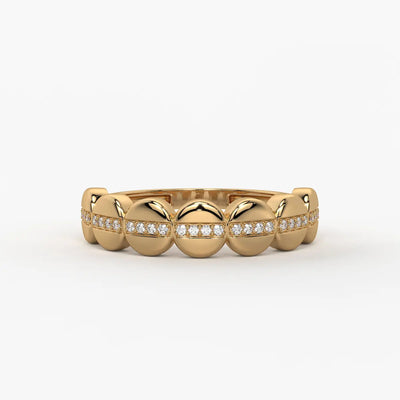 Lustra Dome Spark Band Ring