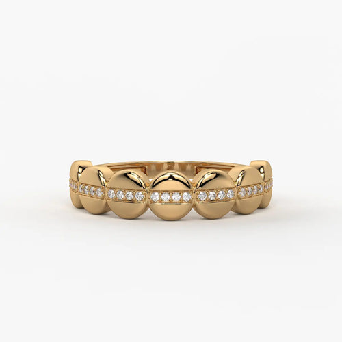 Lustra Dome Spark Band Ring