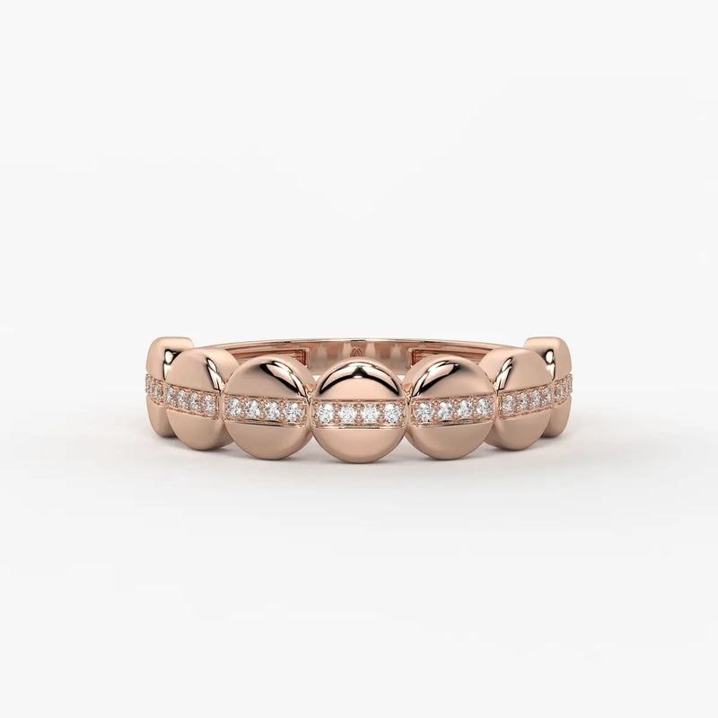 Lustra Dome Spark Band Ring
