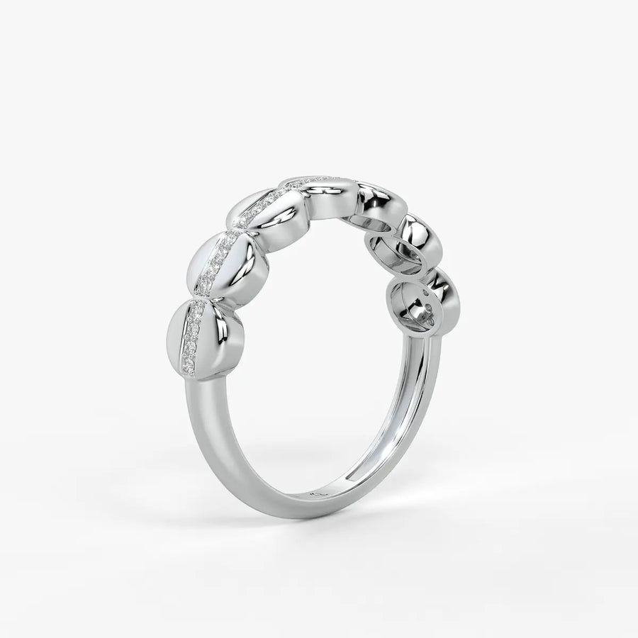 Lustra Dome Spark Band Ring