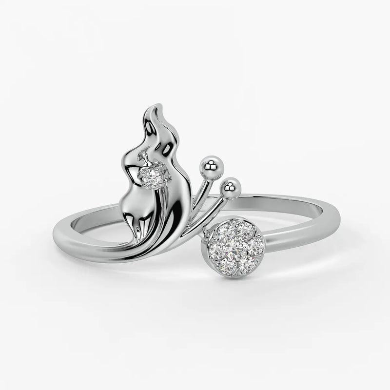Bloom Accent Ladies Ring